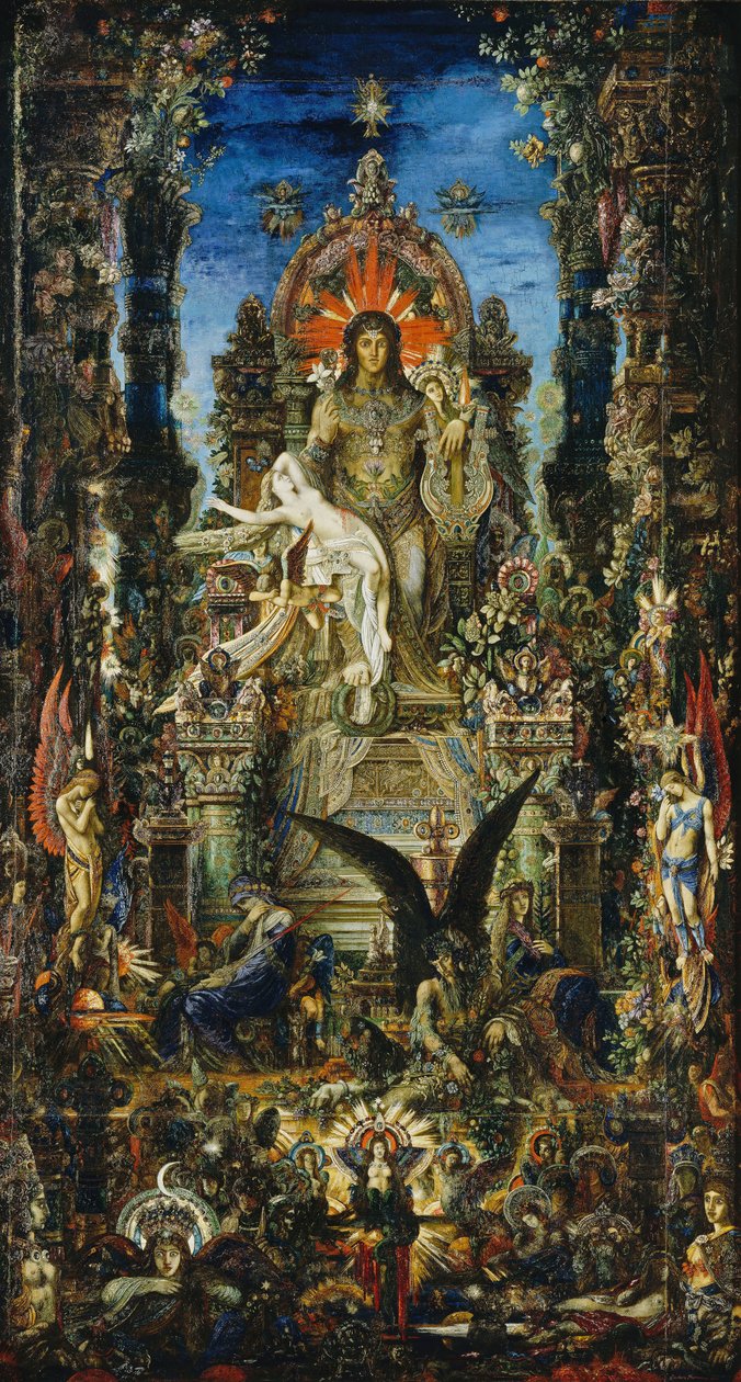 Jupiter und Semele, 1894-95 von Gustave Moreau