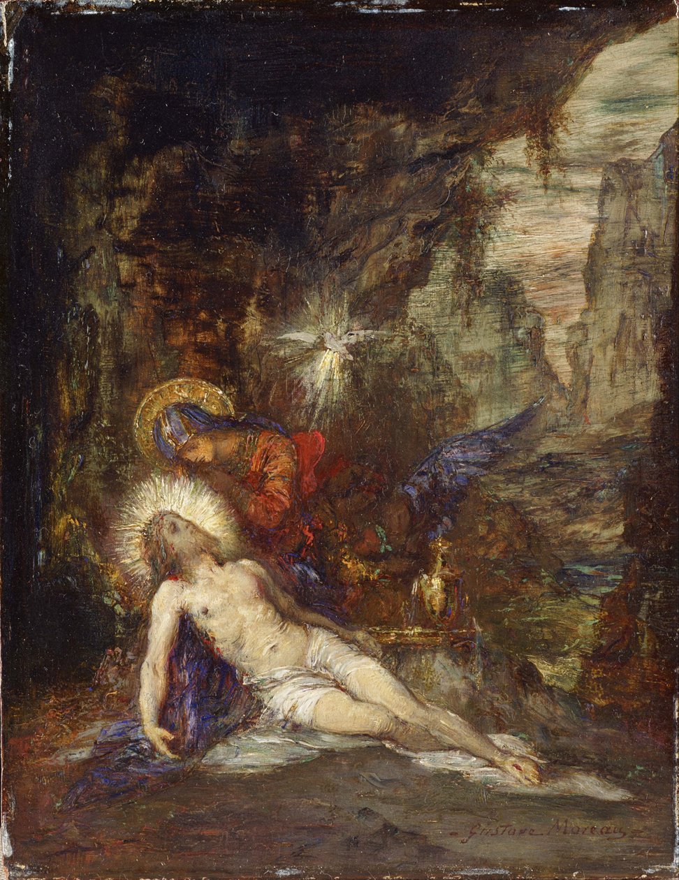 Pietà, ca. 1876 von Gustave Moreau