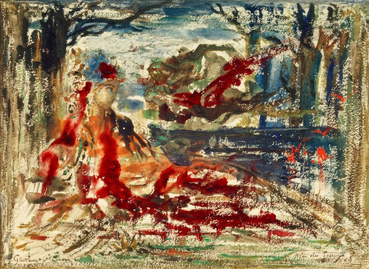 In der Nähe der Gewässer von Gustave Moreau