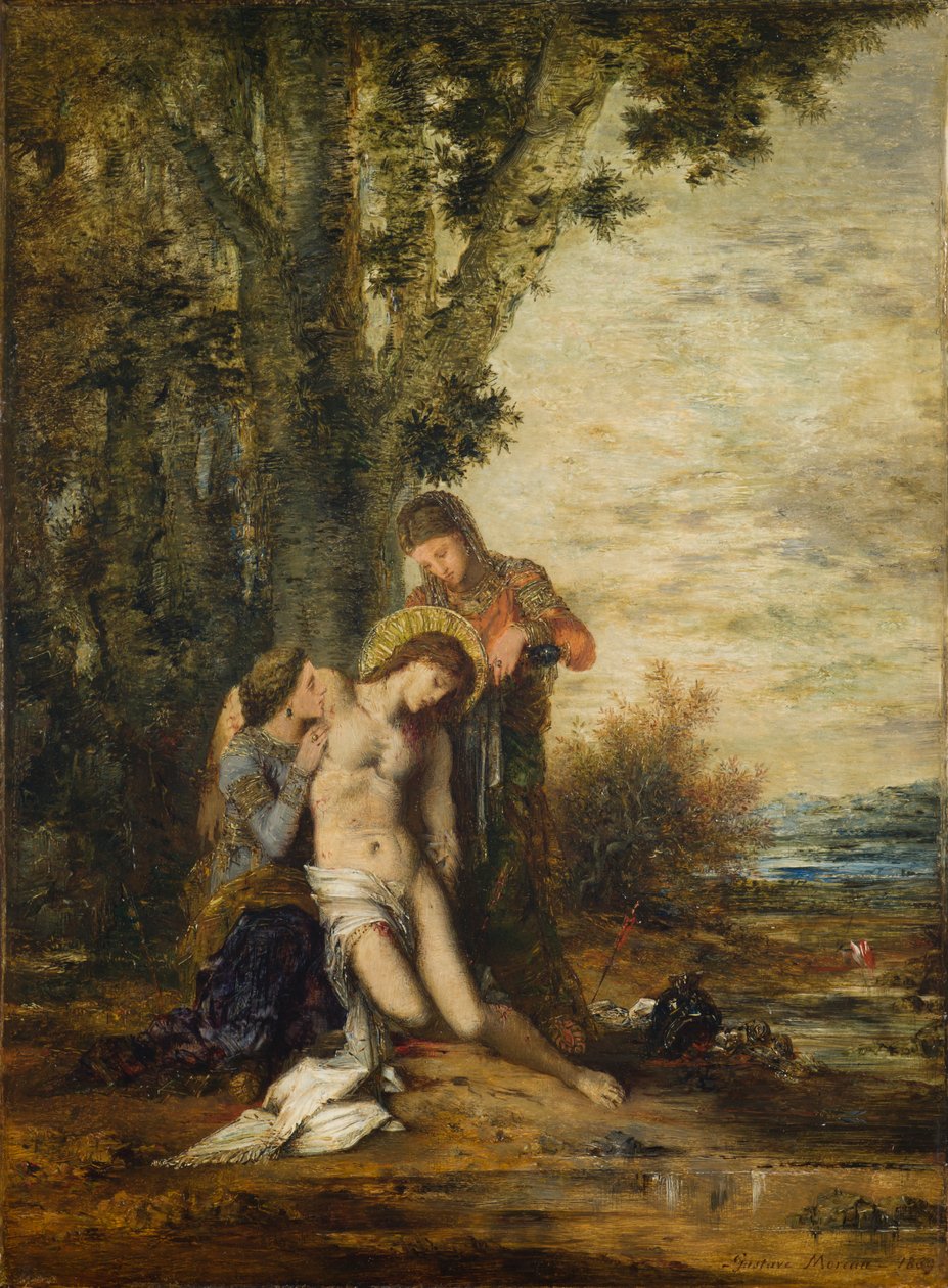 Der gemarterte Heilige Sebastian von Gustave Moreau