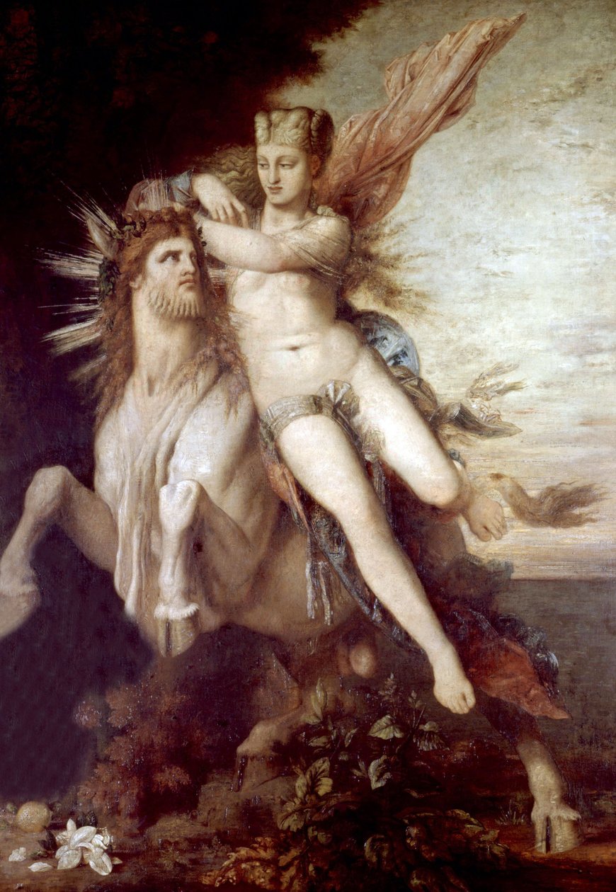 Der Raub der Europa von Gustave Moreau