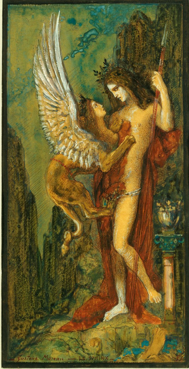 Die Sphinx von Gustave Moreau