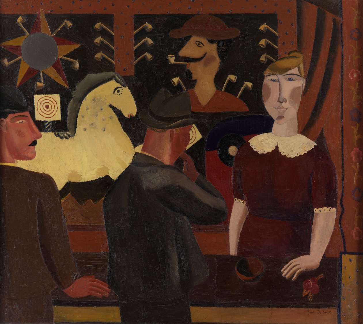 Die Schießbude von Gustave de Smet