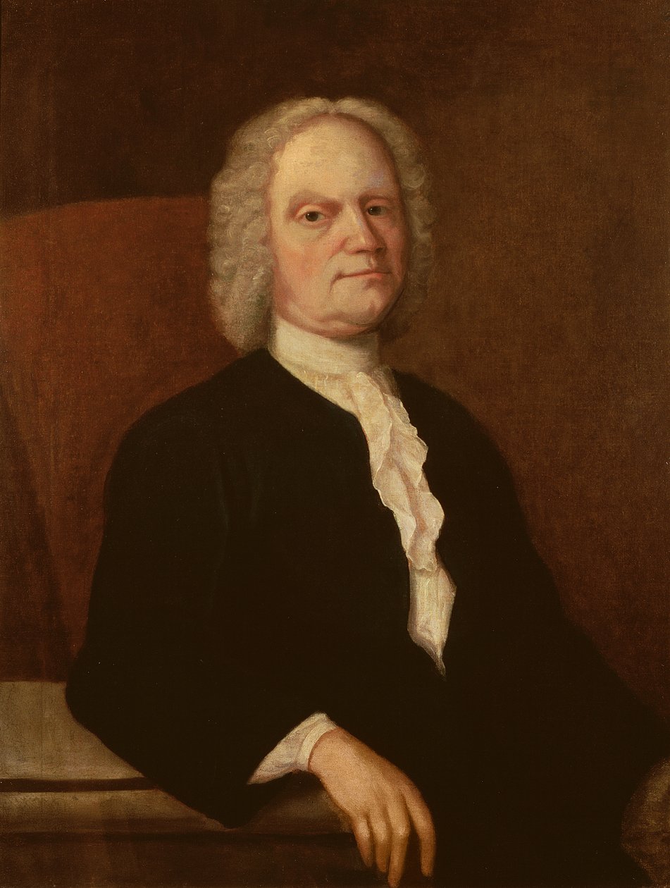 Selbstporträt, c.1740 von Gustavus Hesselius
