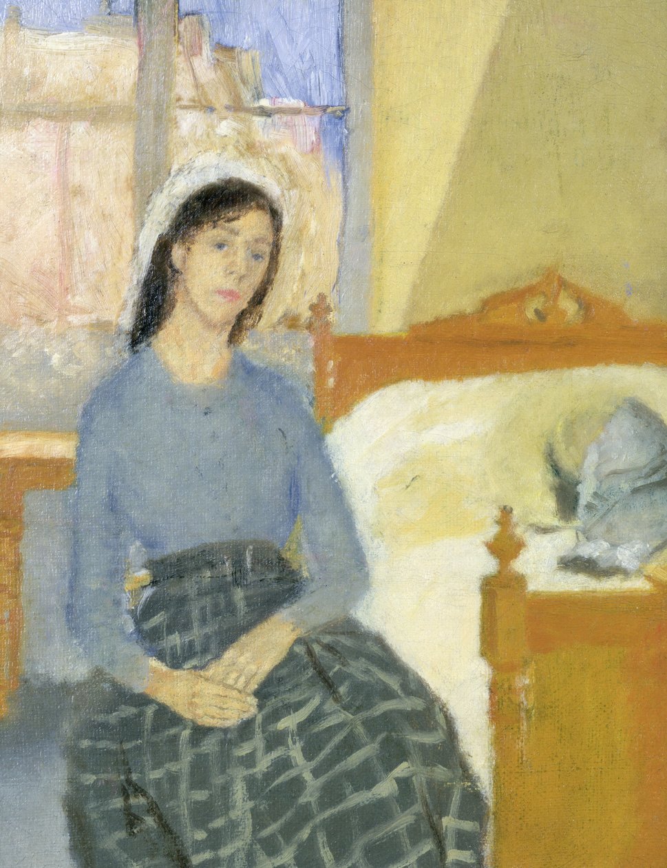 Die Künstlerin in ihrem Zimmer in Paris von Gwen John
