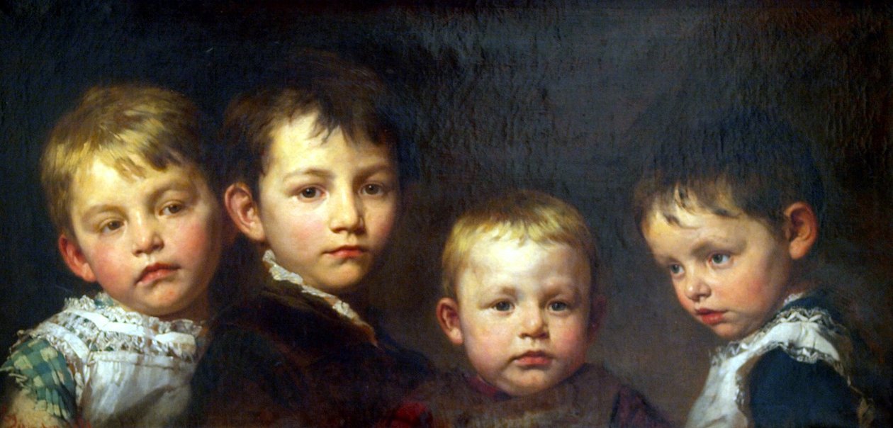 Meine Kinder von Gyula Benczúr