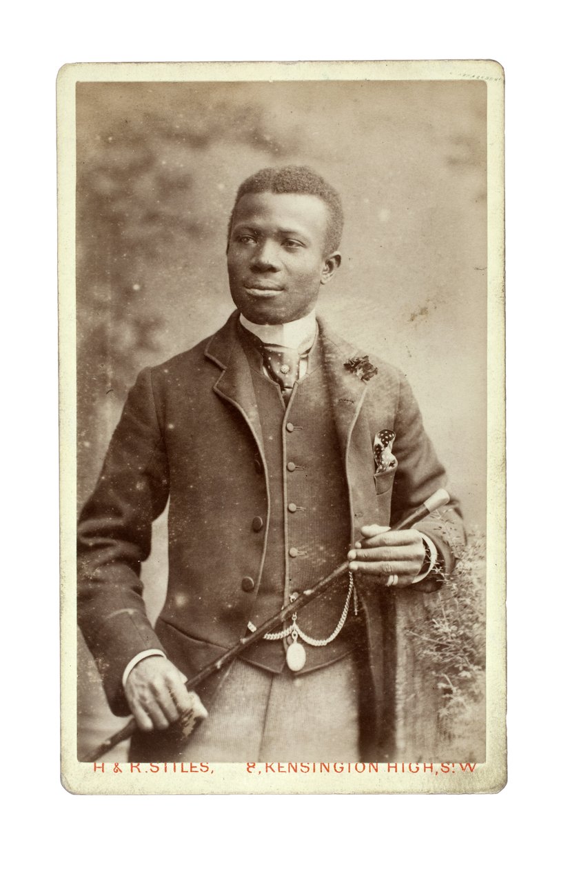 Arthur Boyle, ein afrikanischer Prinz, London, 1880er Jahre von H. and R. Stiles