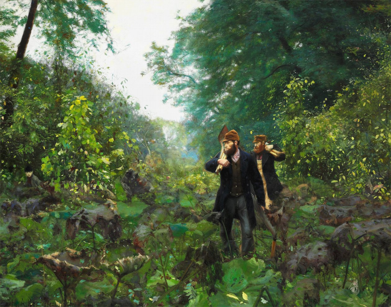 Auf verbotenen Straßen von H. A. Brendekilde