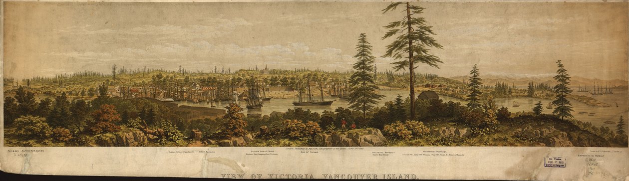 Panoramakarten der Library of Congress von H. O.; Picken Tiedemann