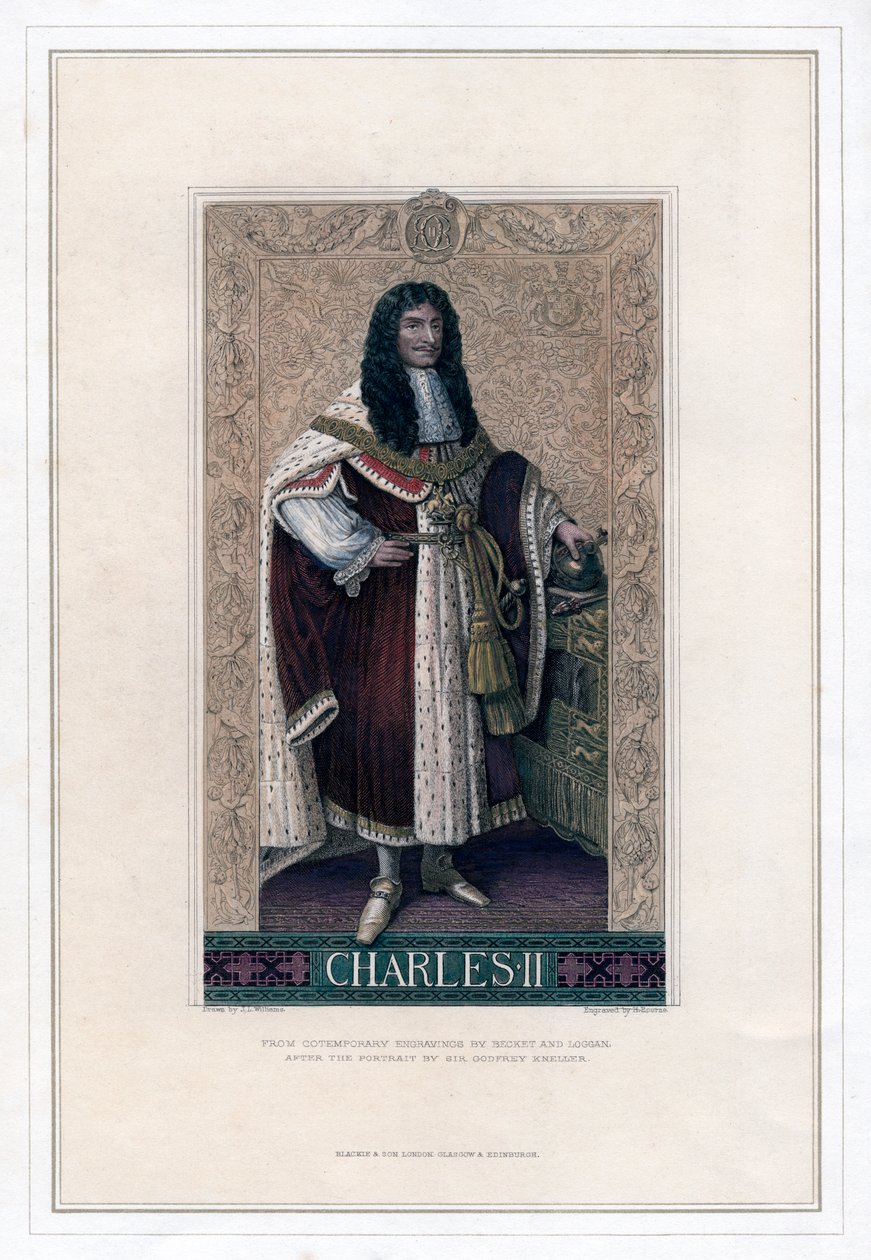 Karl II., König von England und Schottland von H. Bourne