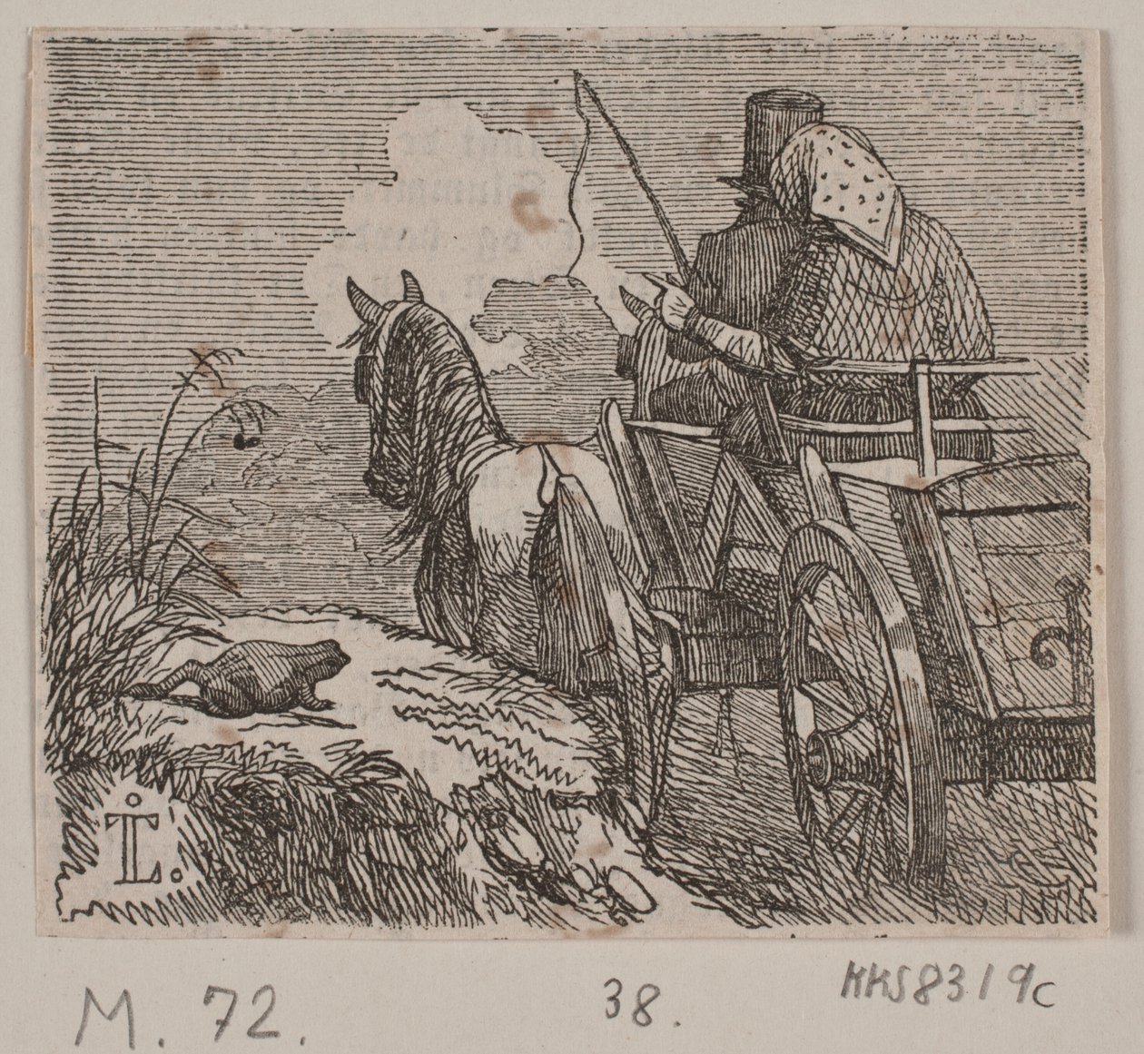 Illustration zu "Gjordemoderen og Trolden" von H. C. Henneberg