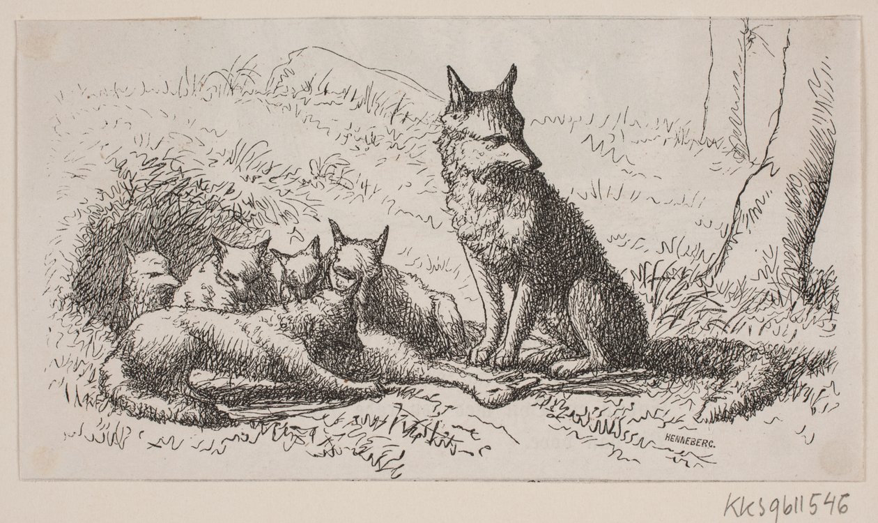 Illustration zu: "Hr. Mikkel" von H. C. Henneberg