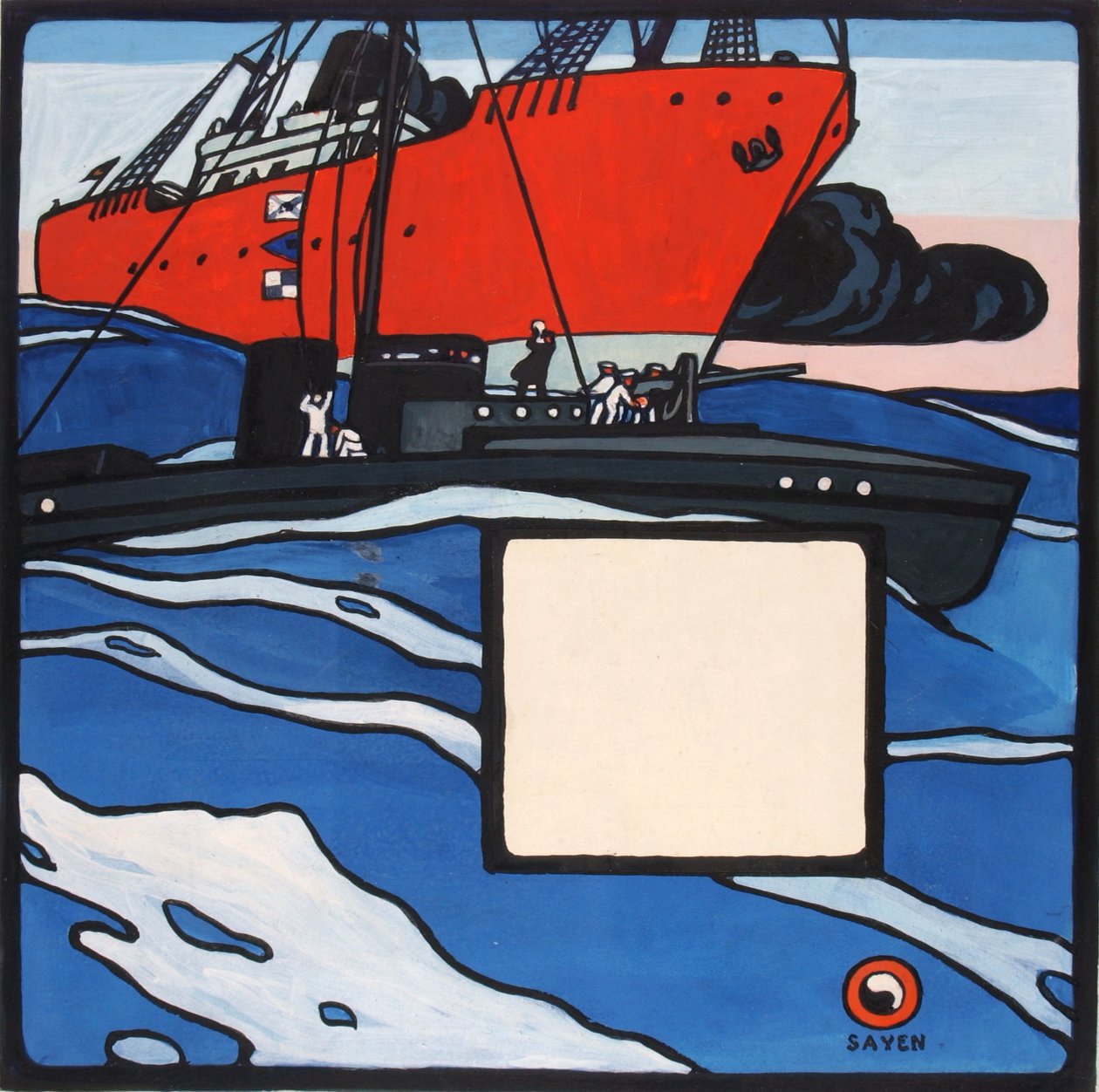 Ohne Titel (Marineaktion) von H. Lyman Sayen
