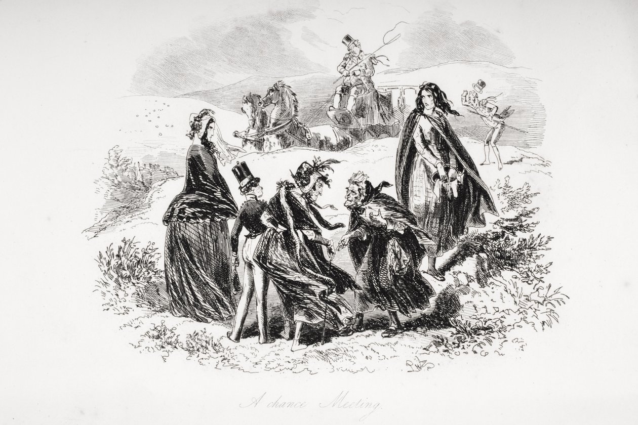 Ein zufälliges Treffen, Illustration aus 