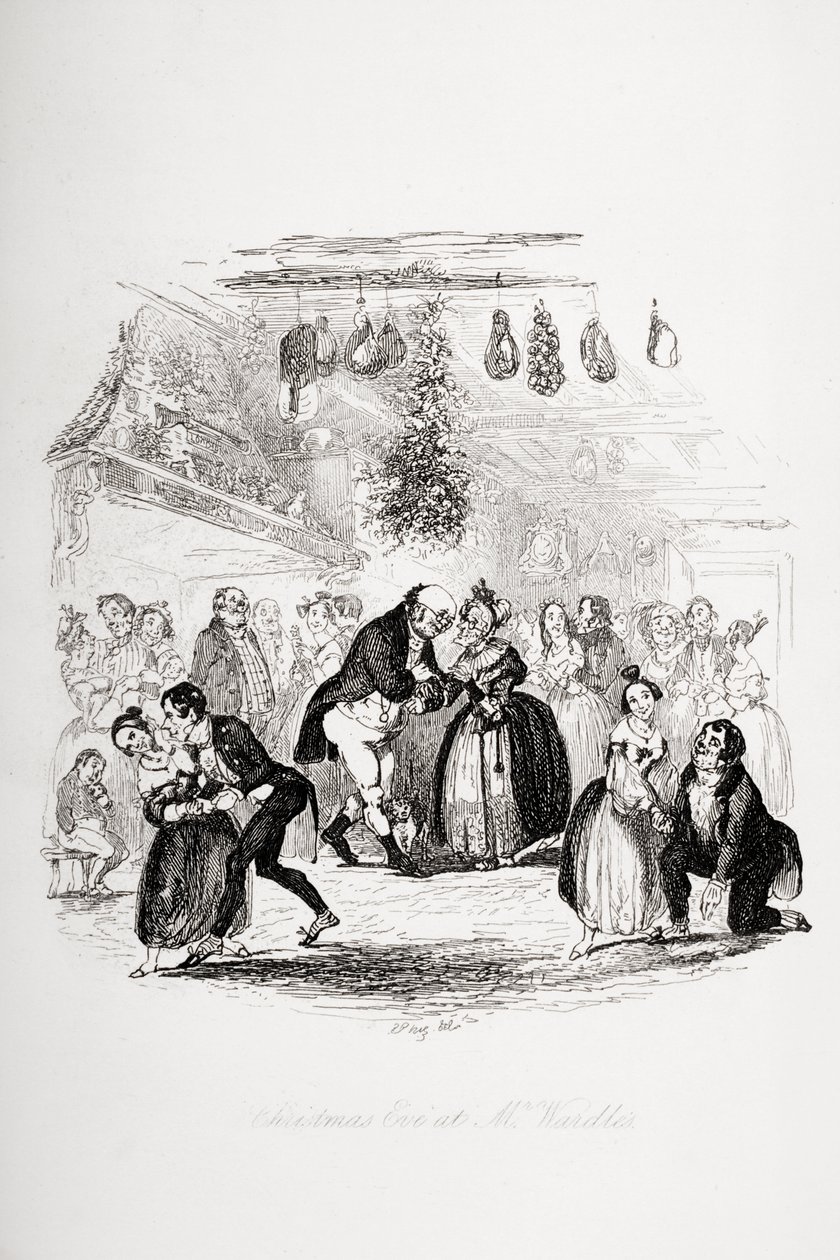 Heiligabend bei Mr. Wardle, Illustration aus 
