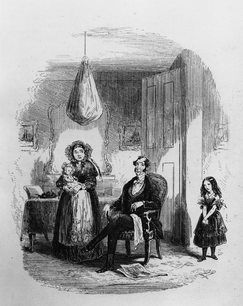 Die Familie Dombey, Illustration aus 