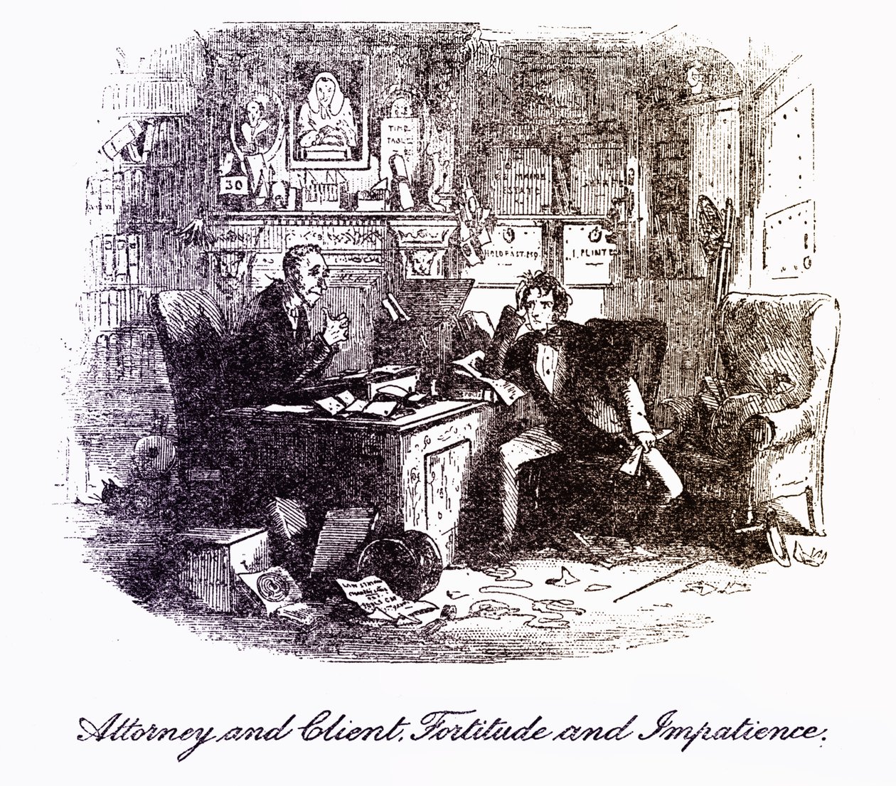 Bleak House von Hablot Knight Browne
