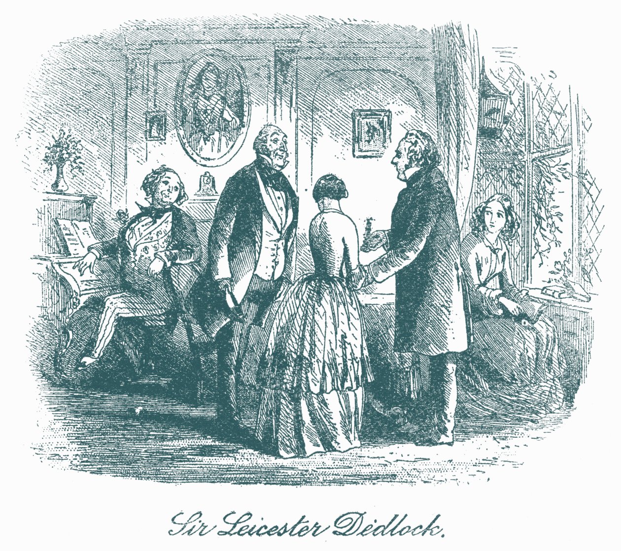 Bleak House von Hablot Knight Browne