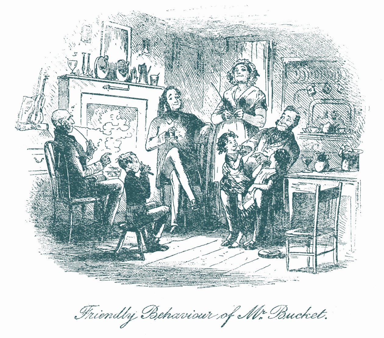 Bleak House von Hablot Knight Browne