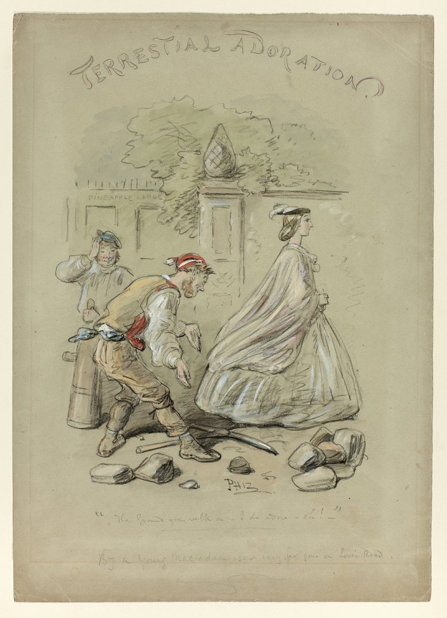 Irdische Anbetung von Hablot Knight Browne