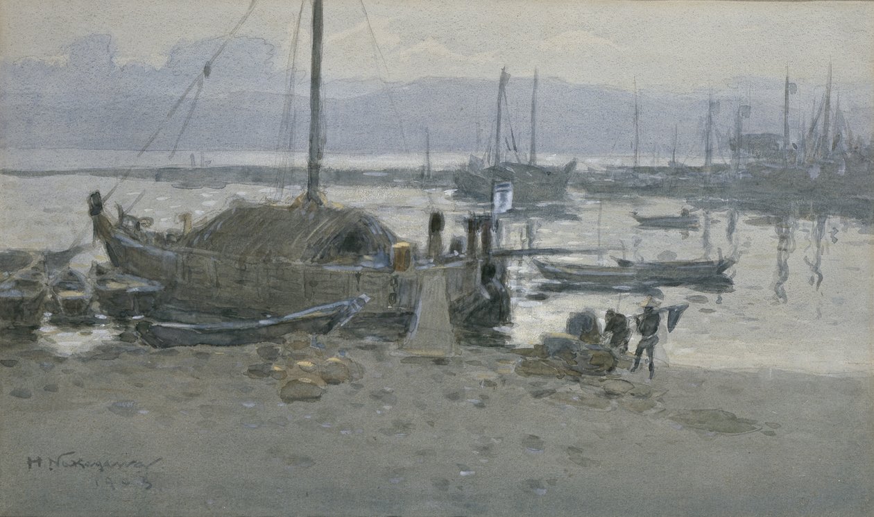 Tanabe Hafen von Hachir Nakagawa
