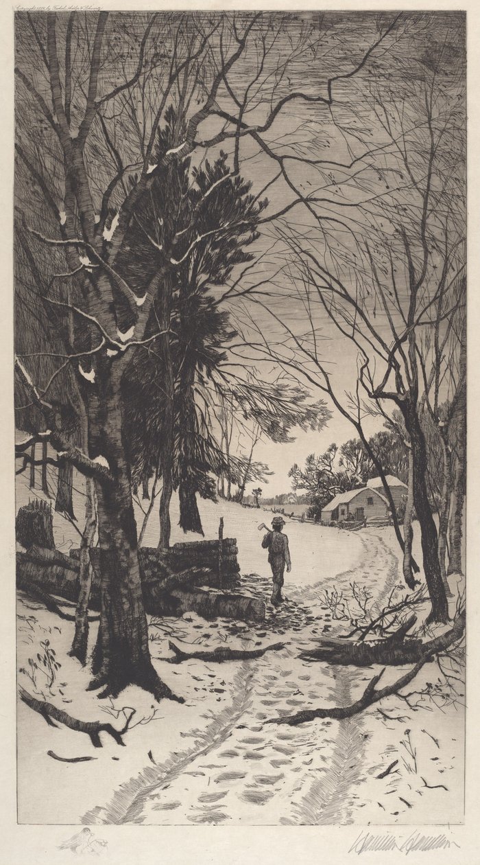 Ohne Titel (Winterlandschaft) von Hamilton Hamilton