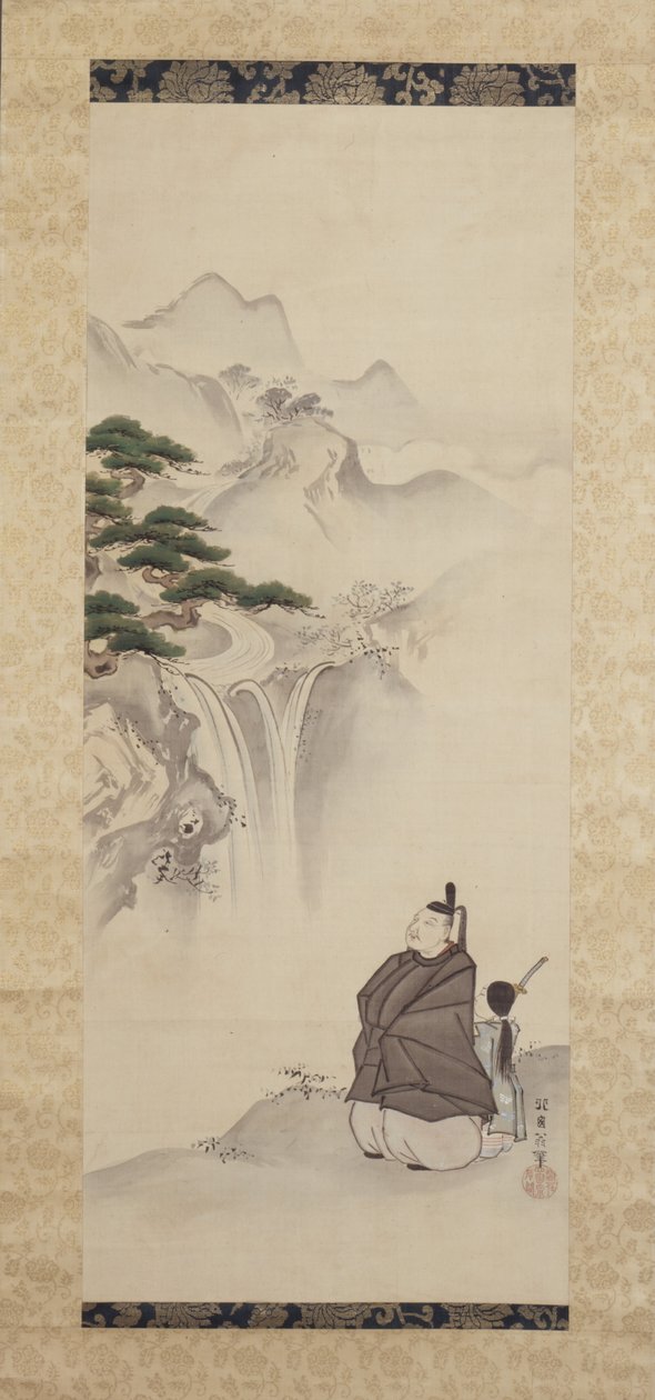 Gedichtbau von Hanabusa Itcho