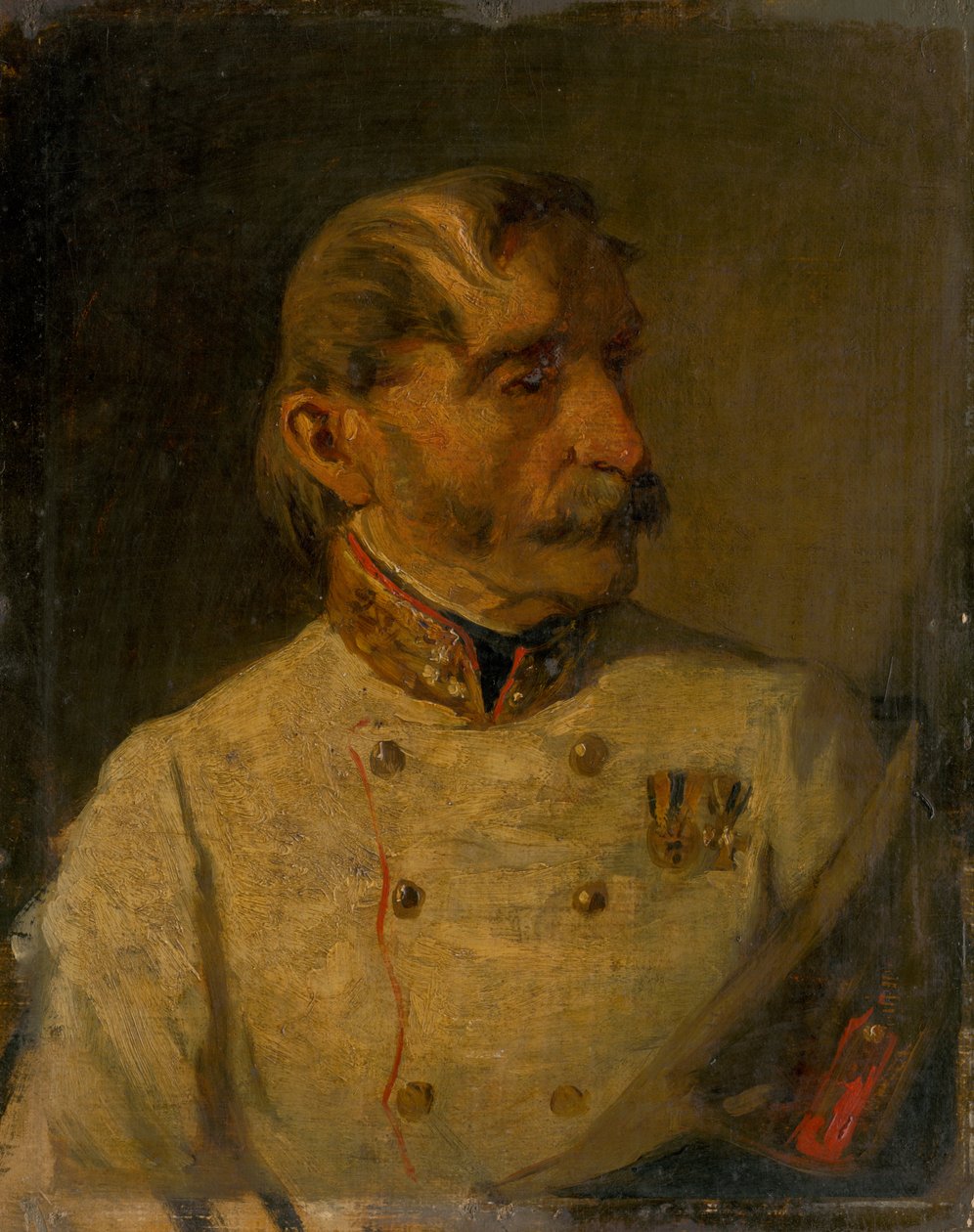 Porträt eines Militärbeamten von Hans Canon