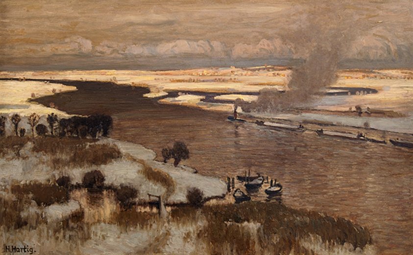 Oderlandschaft von Hans Hartig