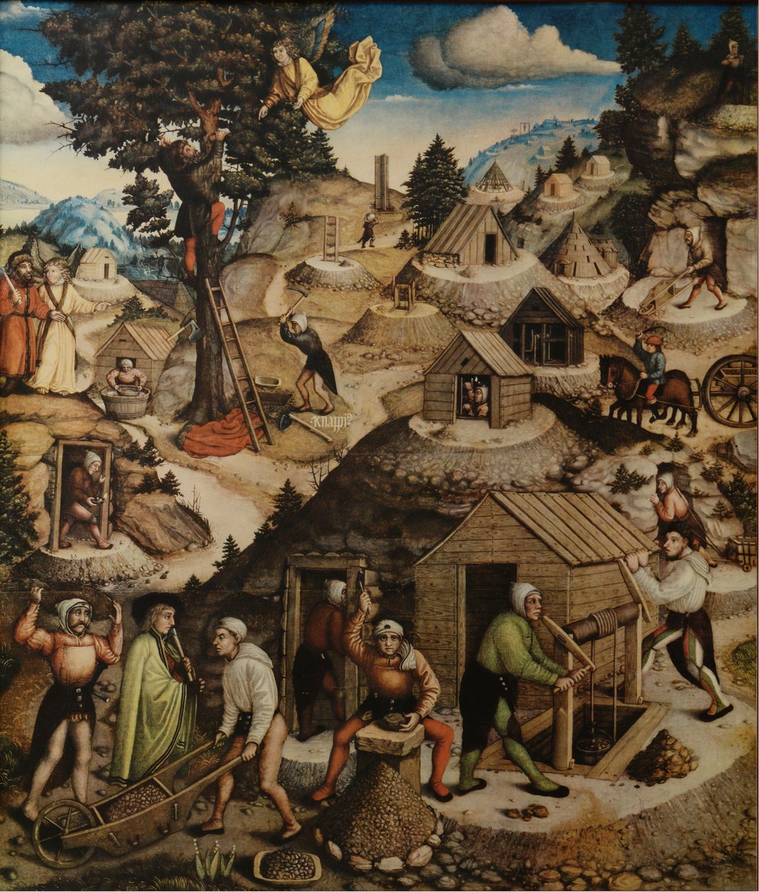 Mittlerer Abschnitt des Annaberger Bergaltars von Hans Hesse
