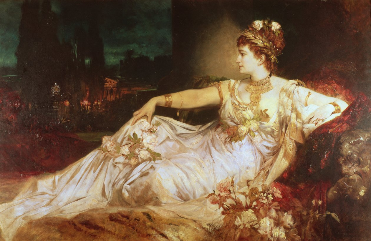 Charlotte Wolter als Kaiserin Messalina von Hans Makart