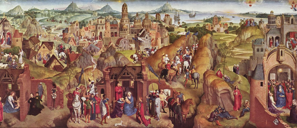 Die sieben Freuden Mariens von Hans Memling
