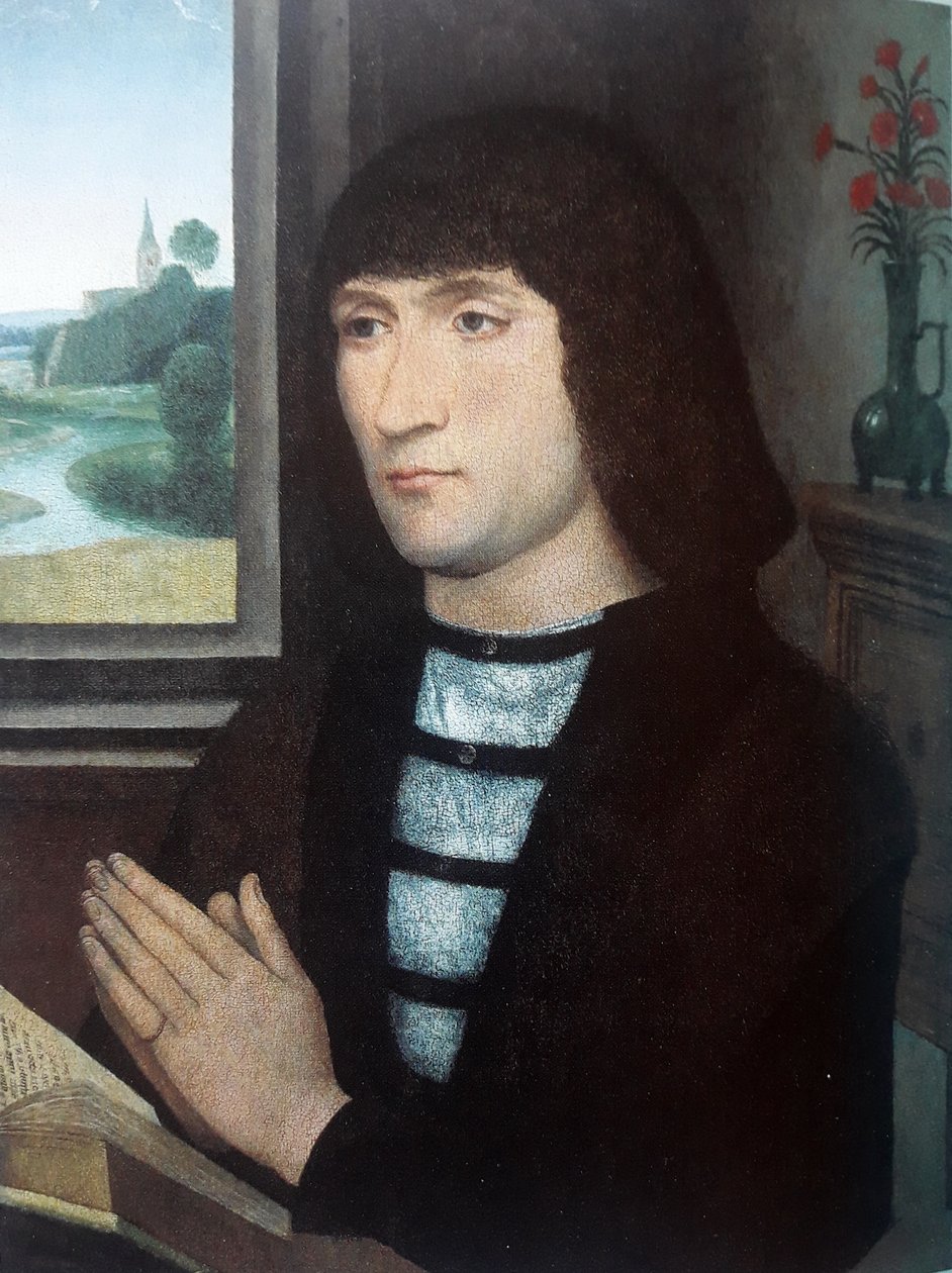 Porträt eines Mannes von Hans Memling