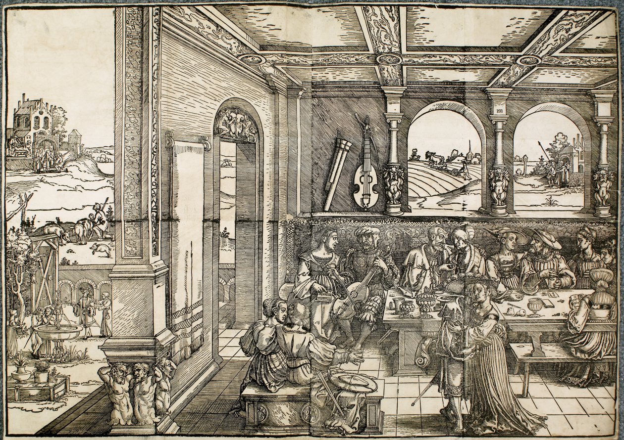 Der verlorene Sohn von Hans Sebald Beham