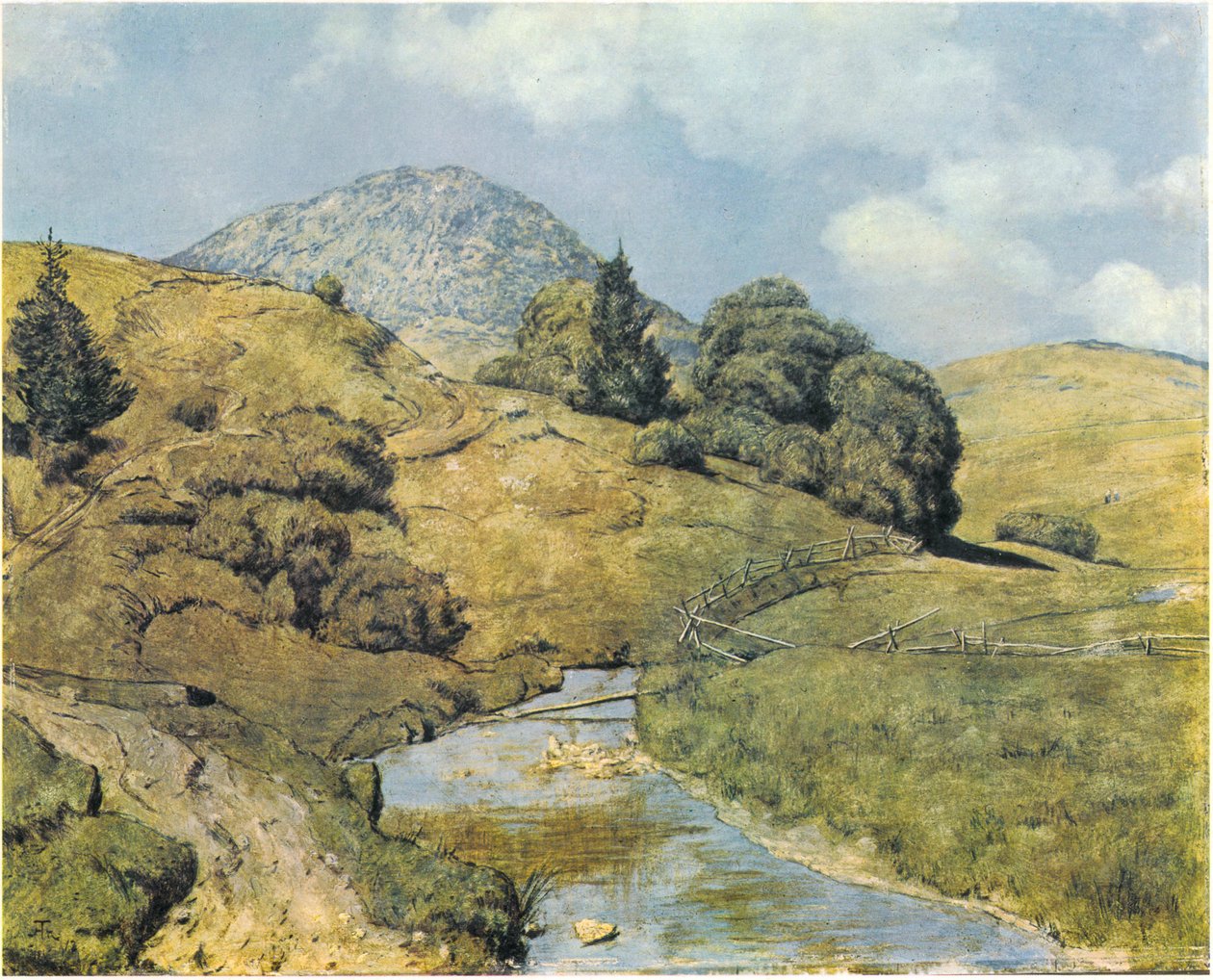 Der Blössling bei Bernau von Hans Thoma