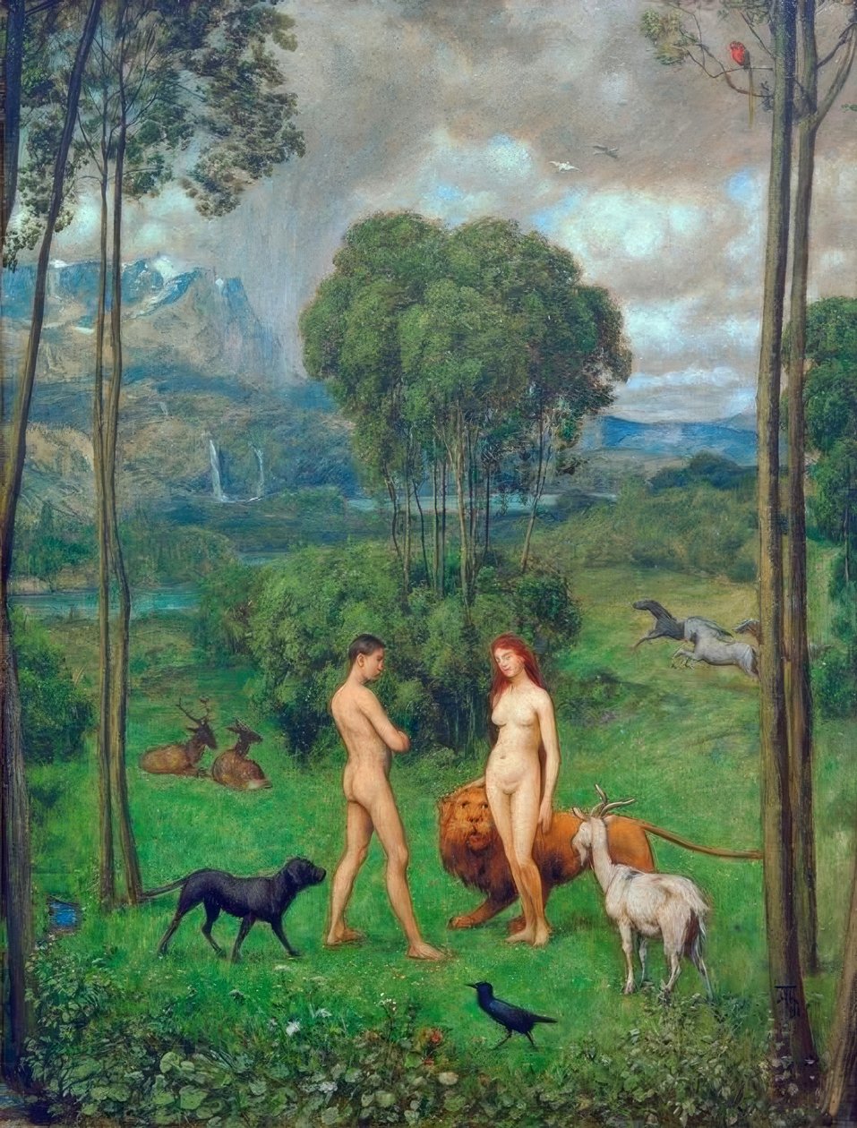 Im Paradies von Hans Thoma