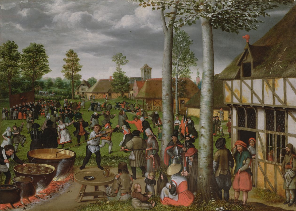 Eine Hochzeitsszene von Hans van Wechlen