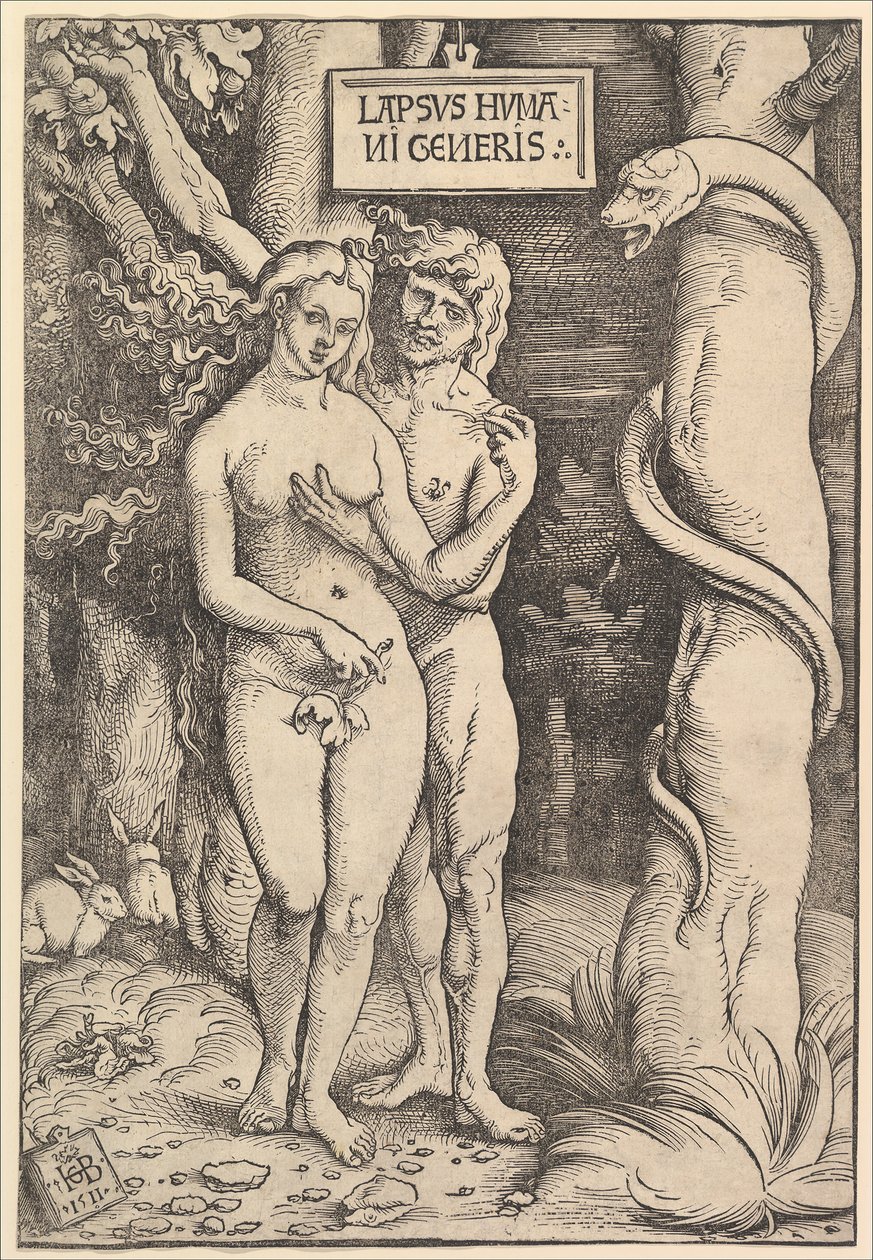 Adam und Eva, 1511 von Hans Baldung