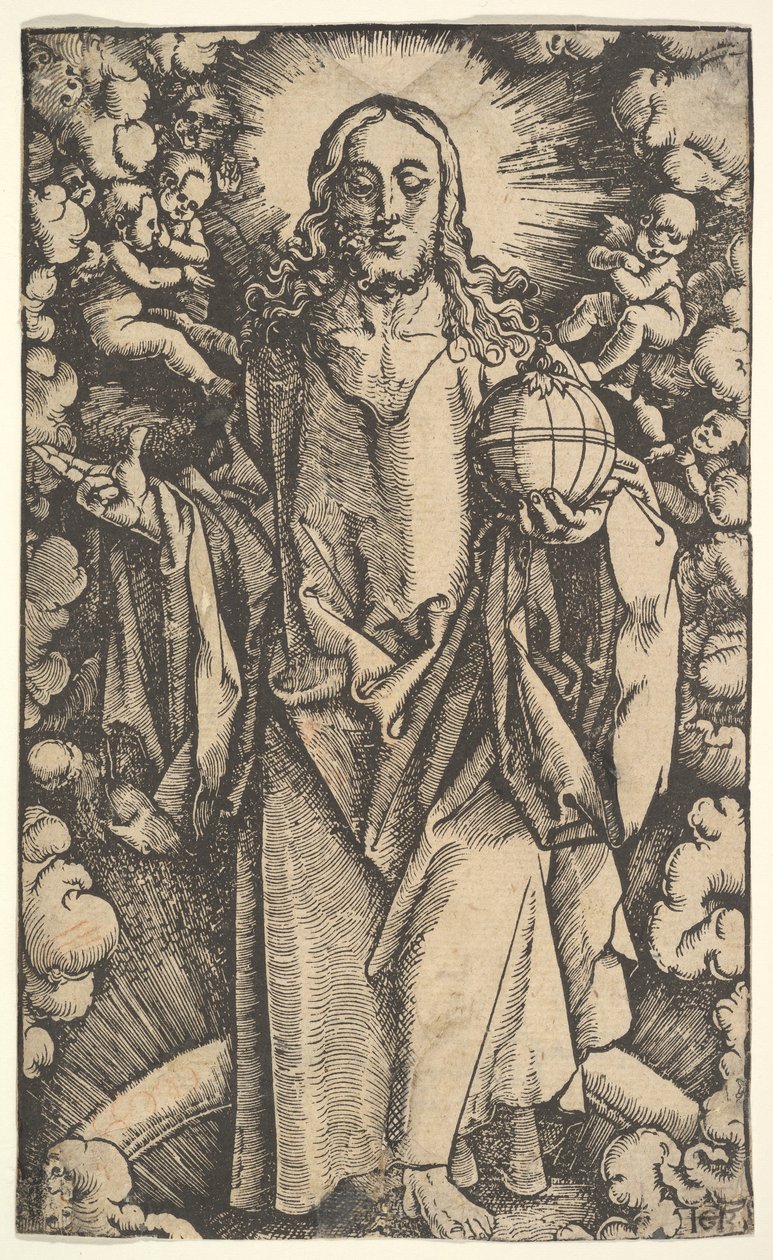 Christus mit einer Kugel, 15.-16. Jahrhundert von Hans Baldung