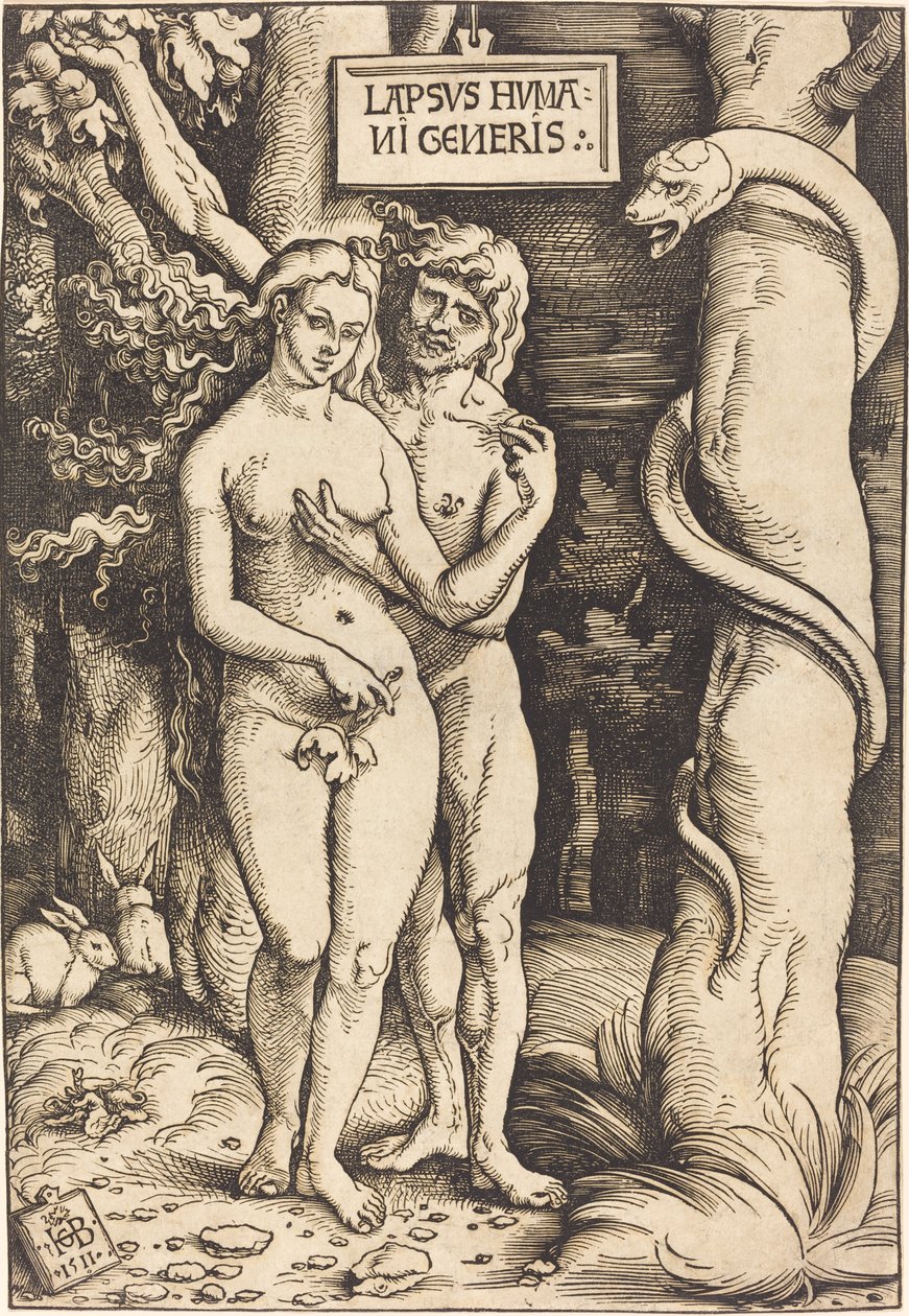Adam und Eva von Hans Baldung Grien