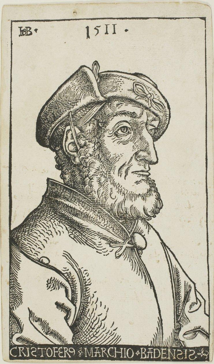Markgraf Christoph I. von Baden von Hans Baldung Grien