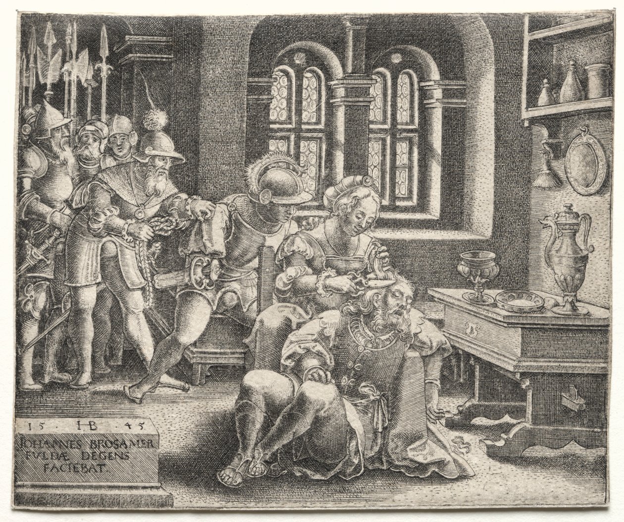 Samson und Delilah von Hans Brosamer