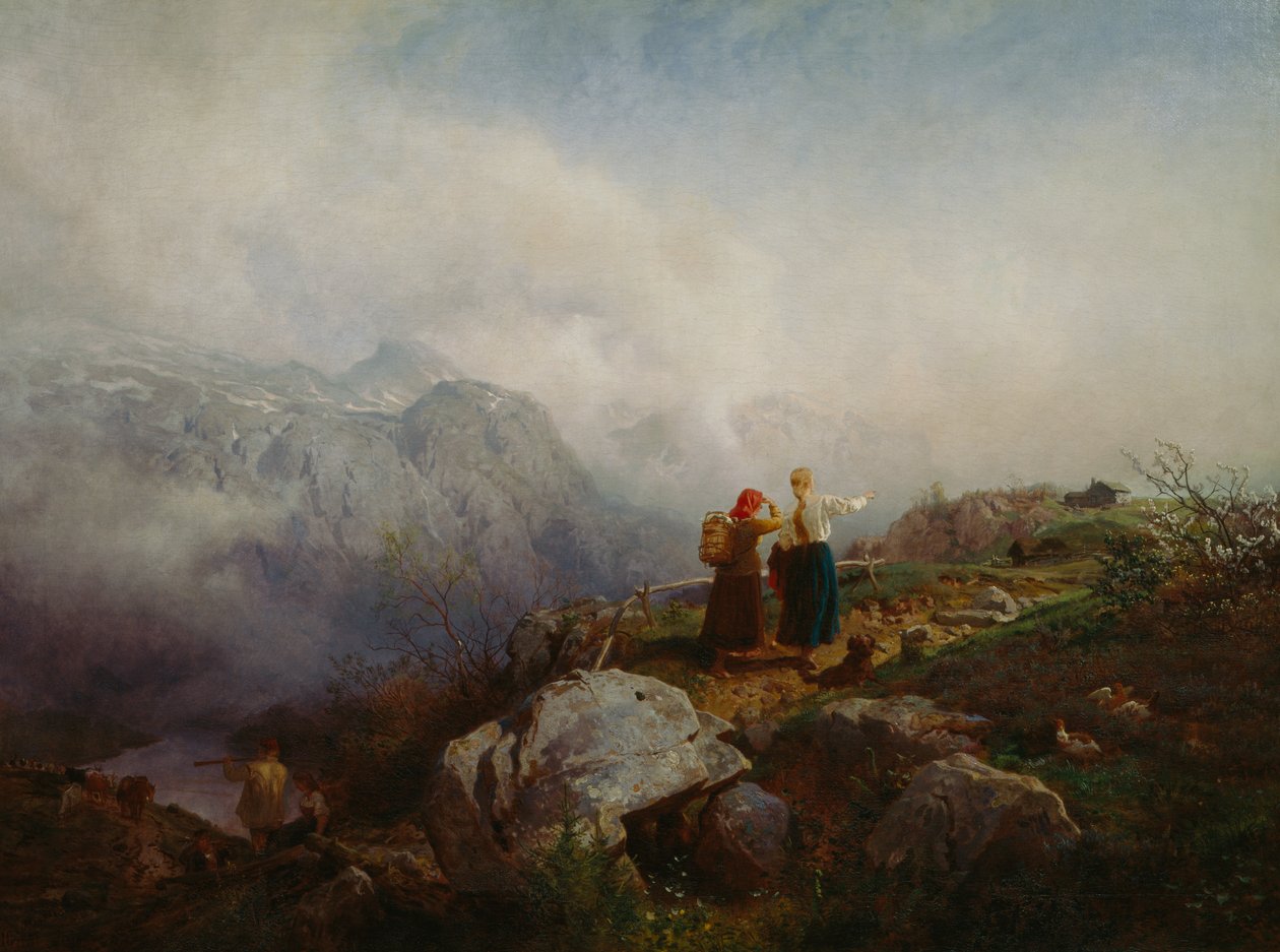 Berglandschaft von Hans Gude