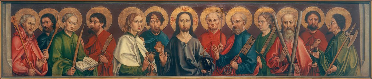 Christus und die zwölf Apostel von Hans Haider