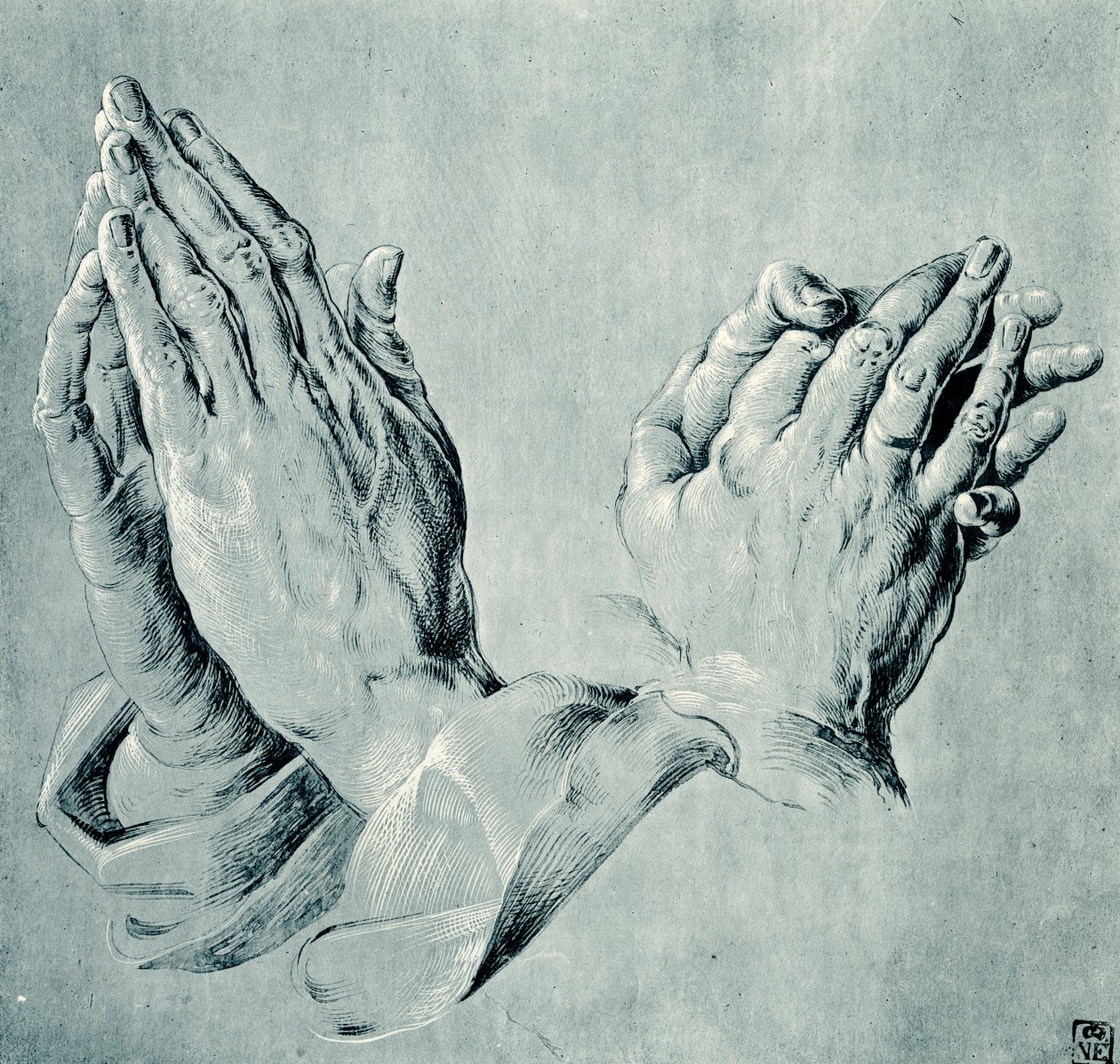 Handstudien nach Dürer von Hans Hoffmann