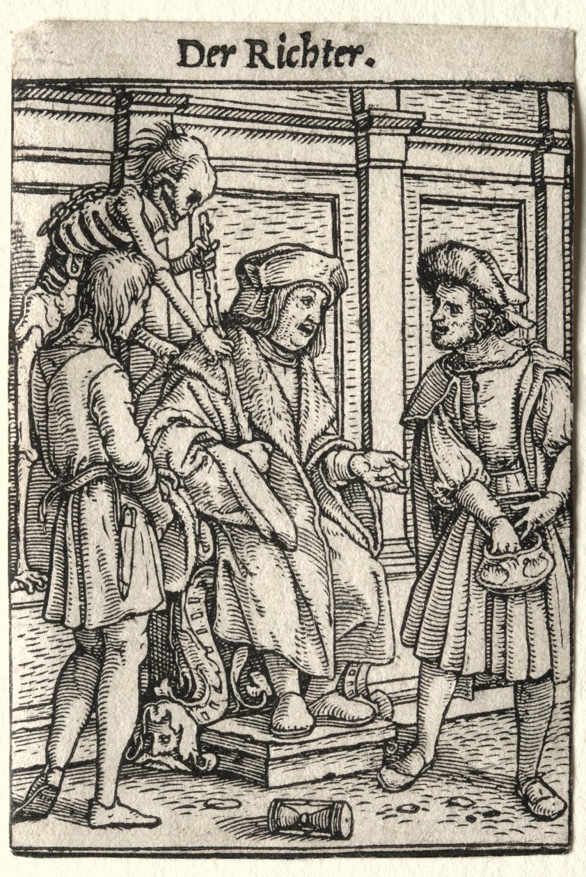 Totentanz: Der Richter von Hans Holbein