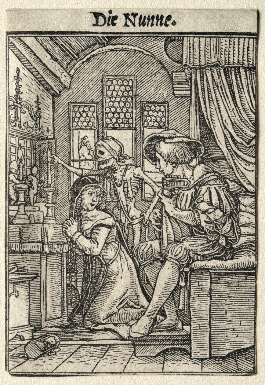 Totentanz: Die Nonne von Hans Holbein