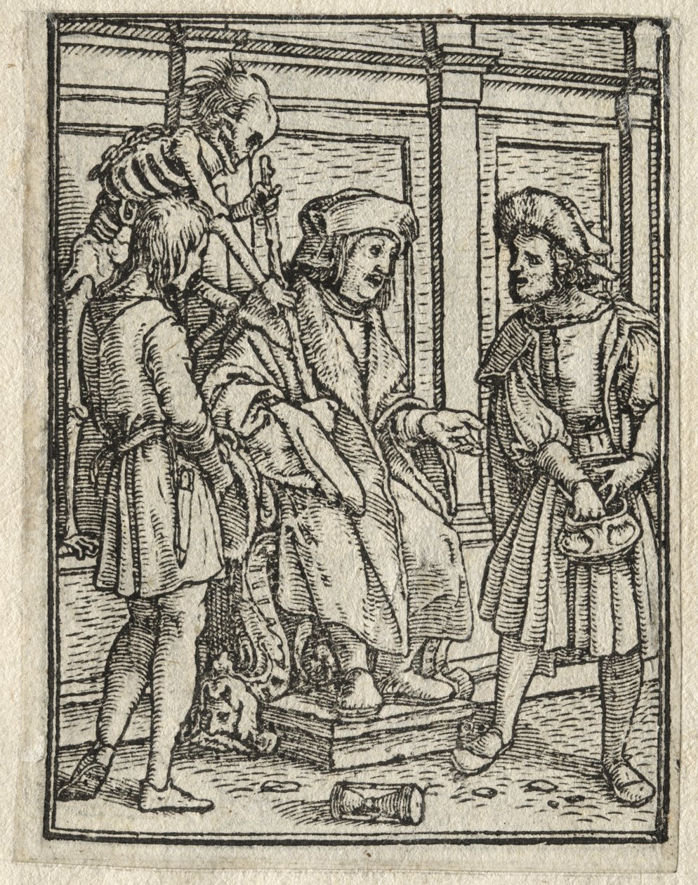 Der Totentanz: Der Richter von Hans Holbein