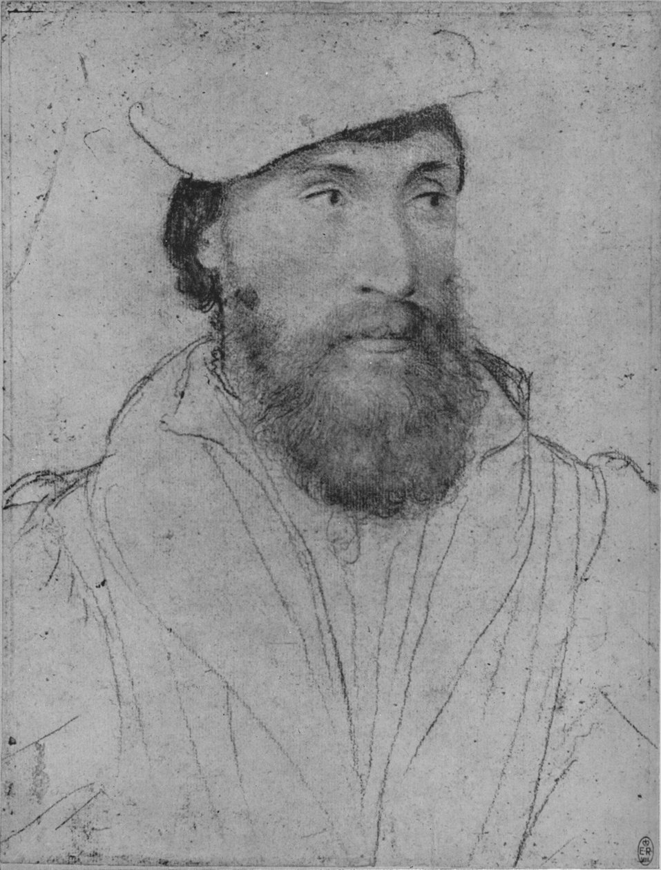 Ein Gentleman: Unbekannt, c1532-1543 von Hans Holbein der Jüngere