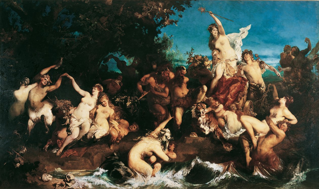 Bacchus und Ariadne von Hans Makart